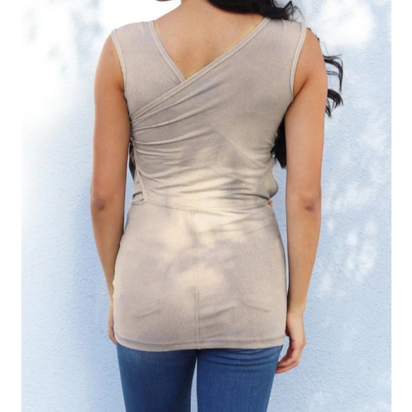 Heather blue/gray nesting days tank - Picture 3 of 3